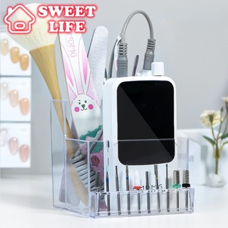 Hộp mica đựng dụng cụ học tập, đồ makeup - Hộp đựng cọ , máy hơ, đầu mài - hộp đựng đồ chuyên dụng nail
