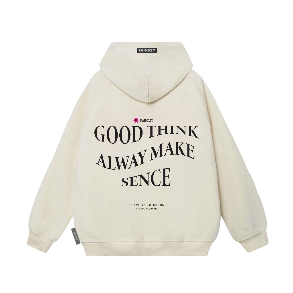 Áo hoodie nam nữ form rộng localbrand, áo hoodie nỉ bông cotton oversize HD004