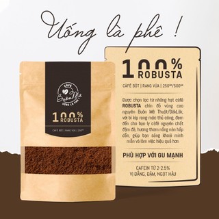 Combo cà phê bột (Robusta / Arabica) rang mộc nguyên chất 69 BUÔN MÊ