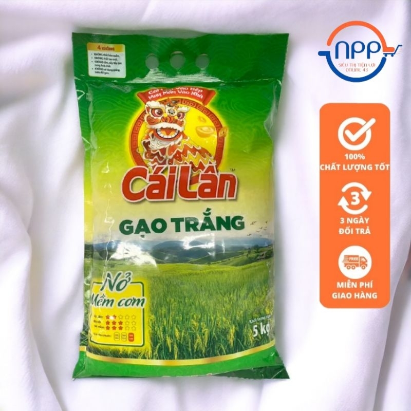 Gạo Trắng Cái Lân Túi 5kg