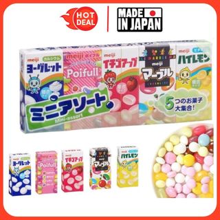  Kẹo Sữa Chua Meiji Nội Địa Nhật Hộp Mix 5 Vị 