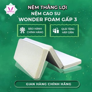 Nệm cao su wonder foam gấp 3 thắng lợi- nệm chính hãng