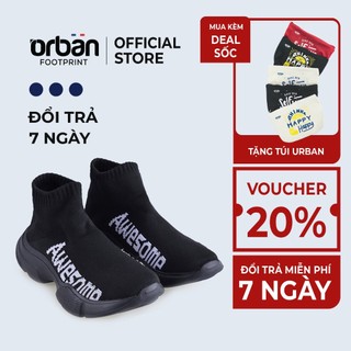 Giày sneaker nam Urban TM1805 màu đen