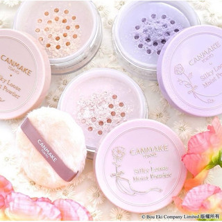 Phấn phủ dưỡng ẩm lành tính Canmake Silky Loose Moist Powder Nhật Bản