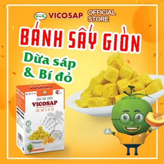 Bánh dinh dưỡng Dừa Sáp & Bí Đỏ - Vicosap