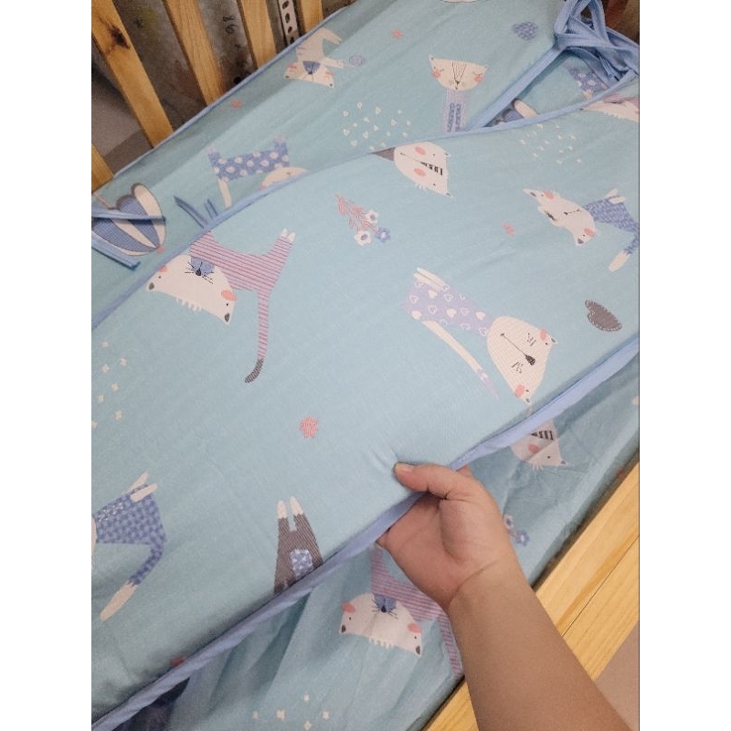 Bộ quây và ga cotton hàn đủ size