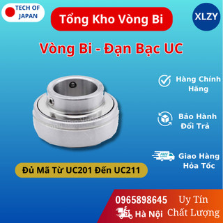 Vòng bi bạc đạn uc uc201 uc202 uc203 uc204 uc205 uc206 uc207 uc208 uc209 uc210 uc211 - vongbibacdantongkho