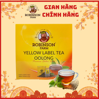Trà Đen Túi Lọc Robinson Farm 100gr ( 50 túi x 2g )  - Đậm vị trà 100% lá chè tươi nguyên chất