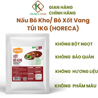 Xốt bò kho hixot túi 1kg , nấu bò kho, bò xốt vang, chay mặn đều dùng được