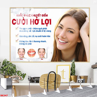 <GIÁ TẠI XƯỞNG>Tranh trang trí phòng khám nha khoa/Tranh decan<RẺ VÔ ĐỊCH>-Mẫu 14