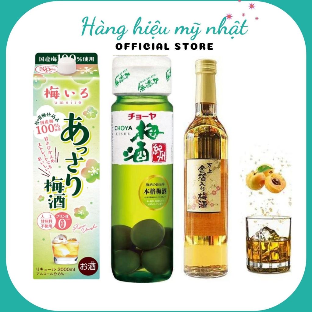 nước mơ ngâm Choya túi Nhật  2Lít