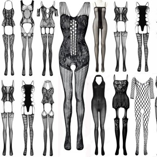 [100% CHE TÊN SP] Đồ ngủ cosplay sexy lưới xuyên thấu - bodysuit gợi cảm B87