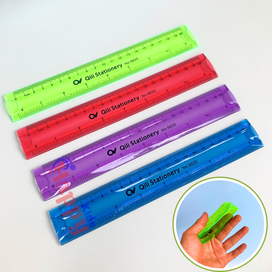 Thước Dẻo 20cm No.6620 (Giao Màu Ngẫu Nhiên)