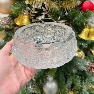 Gạt Tàn pha lê bohemia 16cm
