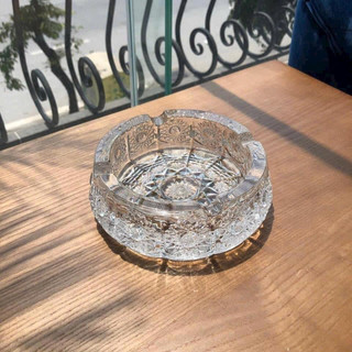 Gạt Tàn pha lê bohemia 16cm