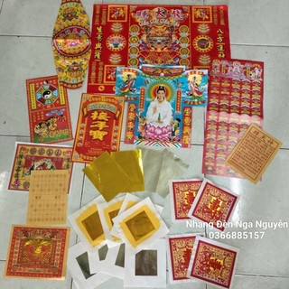 Bộ giấy cúng Giao Thừa lớn đẹp
