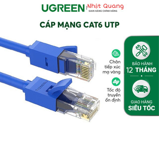 Dây cáp mạng lan bấm sẵn 2 đầu cat6 utp patch cords ugreen nw102 15m -> 30m
