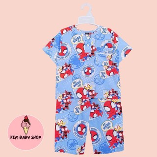 Đồ bộ lanh tay ngắn quần dài bé trai, bộ tole dài bé trai, bộ lanh tay cộc quần dài bé trai kem baby shop
