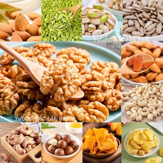 Nhân óc chó 500g, hạt óc chó vàng tách vỏ chưa rang, nấu sữa hạt, granola, ngũ cốc ăn kiêng
