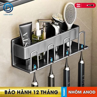 Kệ treo bàn chải, kem đánh răng SQ-5268 nhôm anod