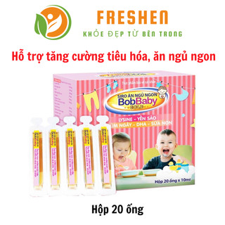 Siro ăn ngủ ngon BobBaby Gold, hỗ trợ tăng cường tiêu hóa, giúp ăn ngon ngủ ngon