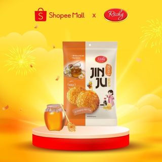 Bánh gạo Richy Jinju Gold hương vị Ganjang mật ong 100g