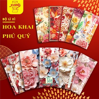 [Hoả Tốc] 10 cái BAO LÌ XÌ Vintage Giáp Thìn  CAO CẤP CỰC ĐẸP