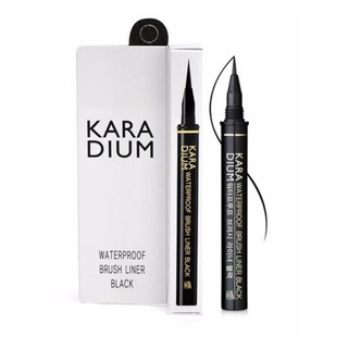 Bút Dạ Kẻ Mắt Karadium WATERPROOF BRUSH LINER BLACK - Lydiabeauty