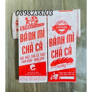 Túi bánh mì chả cá thấm dầu 1000 túi