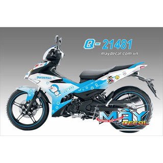 TEM TRÙM EX 150 DOREMON XANH NGỌC Mẫu Mới