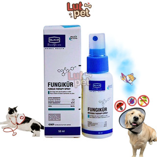 XỊT NẤM ALKIN FUNGIKUR 50ML - LỌ XỊT VIÊM DA CHÓ MÈO
