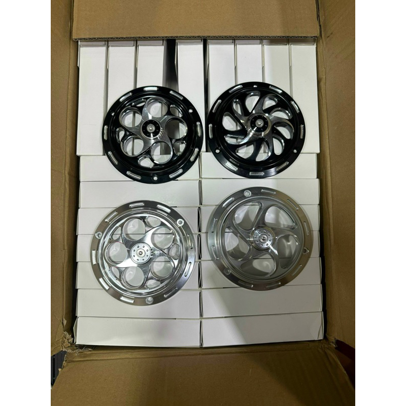 Ốp Quạt Gió CNC xoáy cho Vespa/vision/scoopy/Janus/Grande Full nhôm CNC Nổ Máy là Xoay