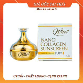   CHÍNH HÃNG  Kem chống nắng Wise Nano Collagen Thái Lan 