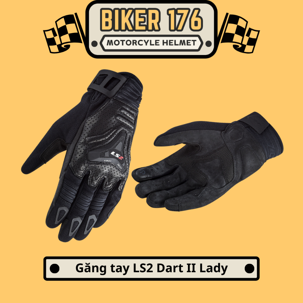 Găng tay LS2 All Terrain chính hãng - BIKER 176 - Mũ bảo hiểm chính hãng Vũng Tàu