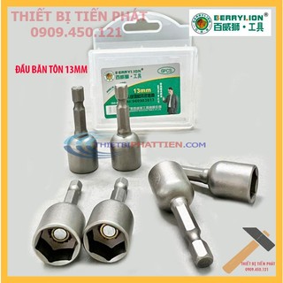 Bộ 6 Cái Đầu Bắn Tôn, Siết Tôn, Đầu Từ Hãng BERRYLION 13mm No.060903008 (Chính Hãng)