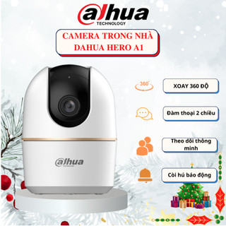 Camera WIFI trong nhà DAHUA HERO A1 Model H3AE 3MP - H5AE 5MP xoay 360, đàm thoại 2 chiều, còi hú báo động chính hãng