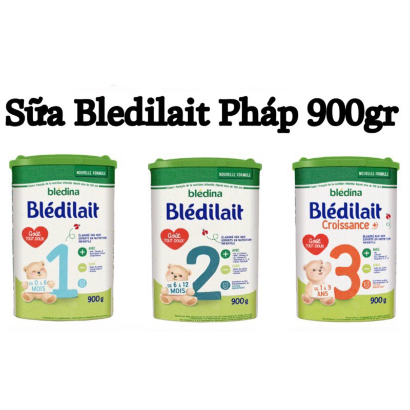 Sữa Công Thức Bledilait Bledina Pháp Hộp 900g