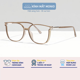 Gọng Kính Cận Mắt Mèo Nam Nữ MONIO 30121 Chất Liệu Kim Loại Phụ Kiện Thời Trang