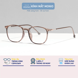 Gọng Kính Mắt Thời Trang Nữ MONIO TR98102 Dáng Tròn Chất Liệu Kim Loại