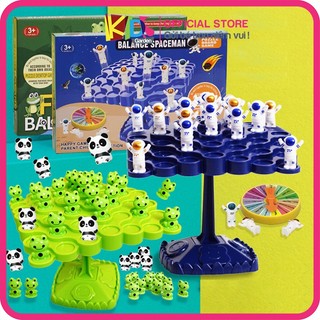 Ếch cân bằng đồ chơi giáo dục montessori cho bé phi hành gia thăng bằng giúp bé tăng khả năng toán học DCGD16 KIDSGARDEN