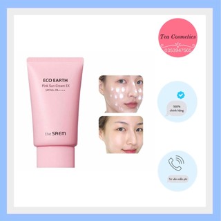 Mẫu Mới 2020] Kem Chống Nắng  Eco Earth Power Pink Sun Cream