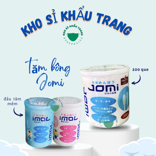 Tăm bông kháng khuẩn Jomi người lớn và trẻ em hàng chính hãng