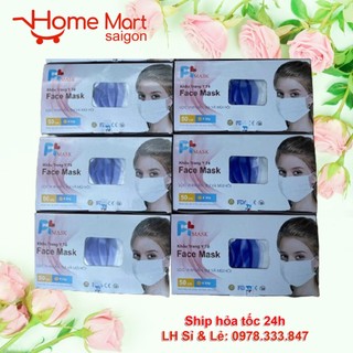 1 Hộp Khẩu Trang Y Tế Kháng Khuẩn 4 Lớp PTMASK Phương Tuyến Chất Lượng Cao