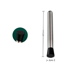 Chày bar dầm pha chế làm từ chất liệu inox (chiều dài 20.5 cm)