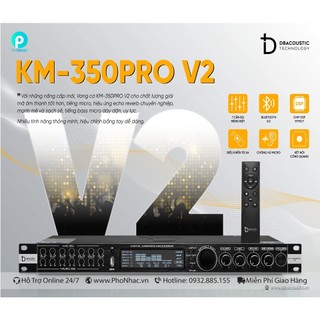 Vang cơ lai số db acoustic km350 pro v2, km350pro v2, km 350 pro v2 - hàng chính hãng | phố nhạc