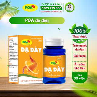 PQA dạ dày 30 viên nang cho người viêm loét dạ dày, tá tràng, trào ngược thực quản