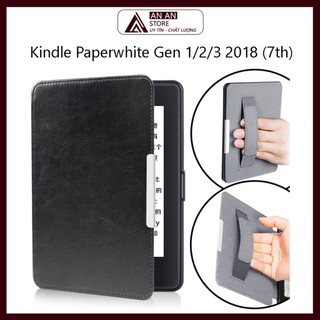 Bao Da Kindle Paperwhite Gen 1 / Gen 2 / Gen 3 2018 (7th) Da Có Quai Cầm Cho Máy Đọc Sách