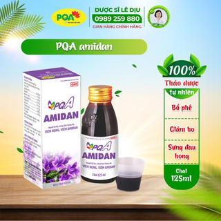 Siro Amidan 125ml dùng cho người sưng họng, viêm amidan