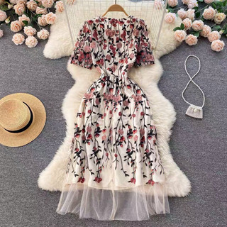 ĐẨM REN LƯỚI HOA QC Cao cấp