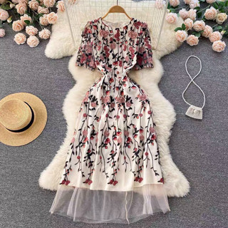 ĐẨM REN LƯỚI HOA QC Cao cấp